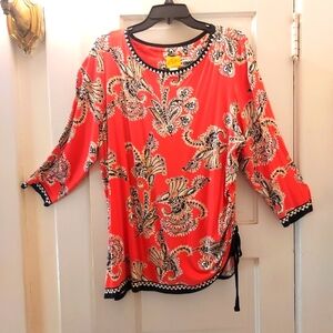 Ruby Rd 1X 3/4 Sleeve Soft Top